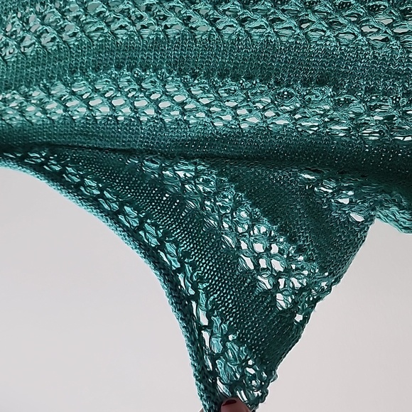 Vintage Marciano Boat Neck Pointelle Knit Tank Top - Picture 6 of 8